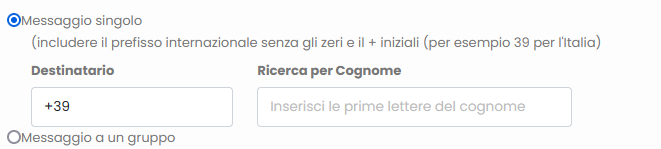 Invio SMS