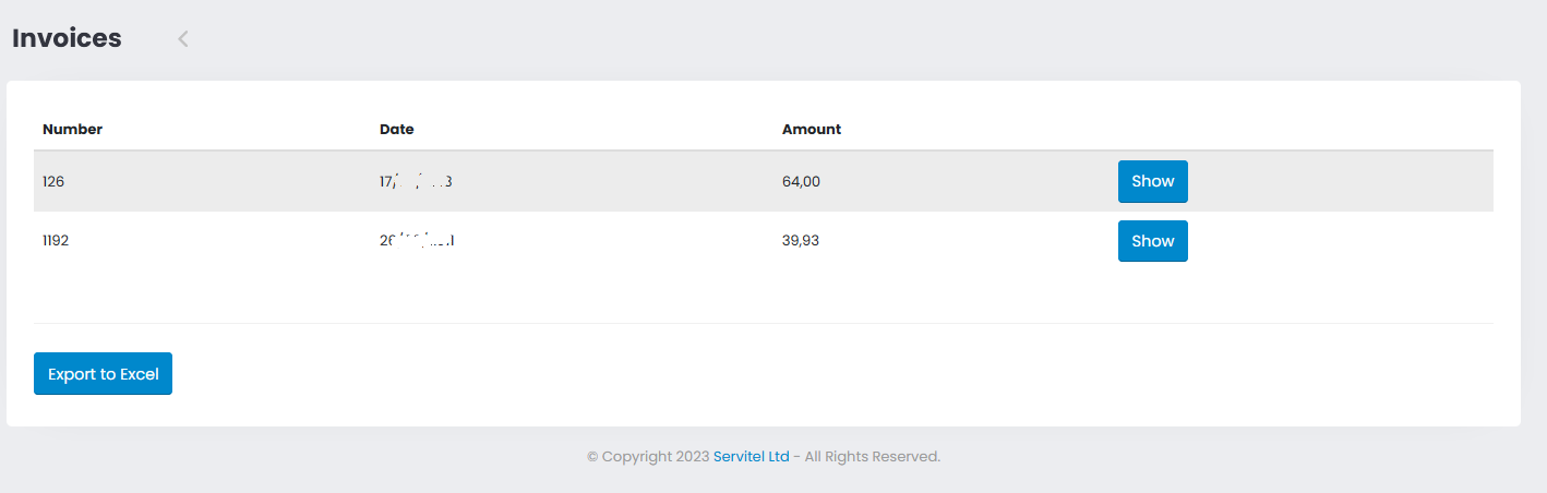 SMS Invoices